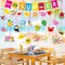 Summer Party Decorations, Beach Party Decor Includes Hello Summer Banner Beach Hanging Swirls and Garland, Summer Decorations for Office Classroom, Pool Decorations
